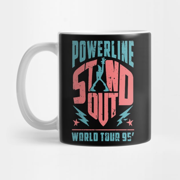 Powerline - Stand Out - World Tour 95' - Vintage BluePink by SantinoTaylor